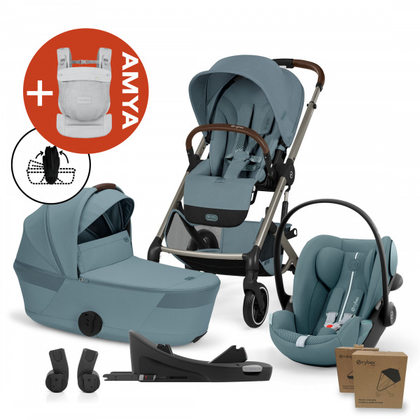 CYBEX Gold Balios 2026 4in1 �sszecsukhat� m�zessel All Weather + AMYA - Stormy Blue